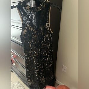 Elegant Black Lace Dress